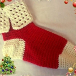 Tunisian Crochets Christmas Stocking Patterns