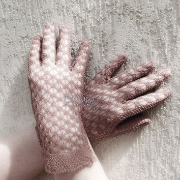 victorian fingerless gloves crochet pattern