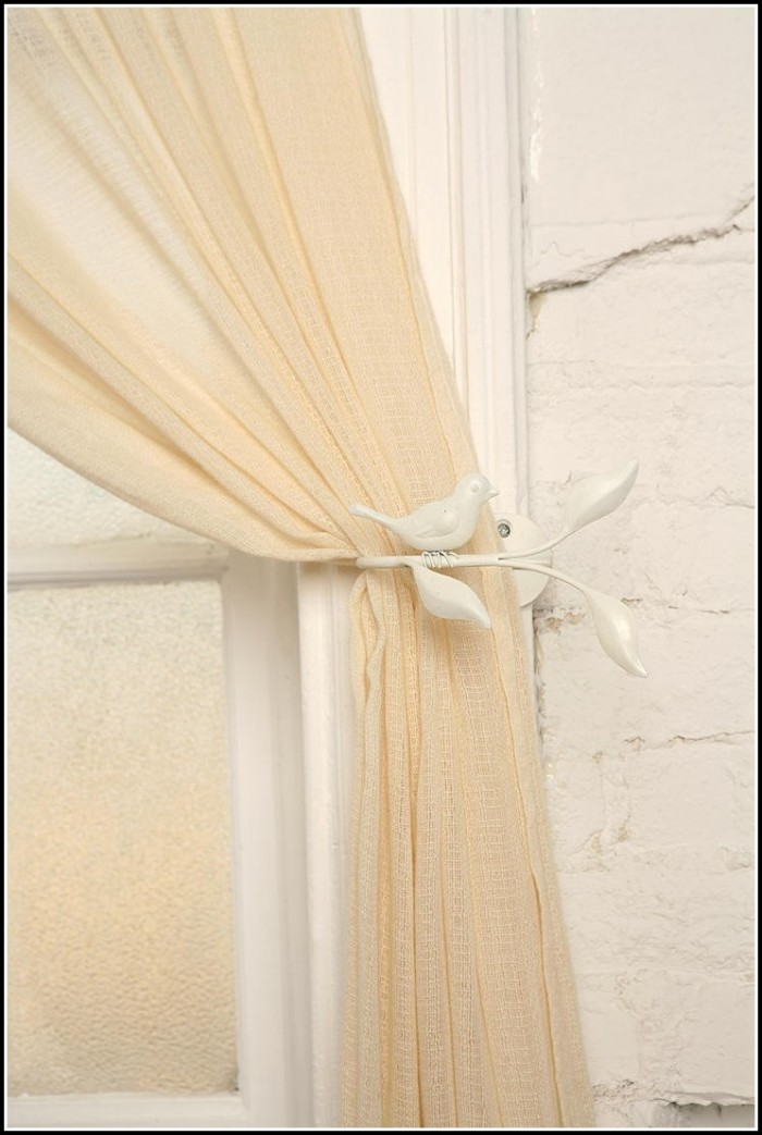White Branch Tie Back For Curtain