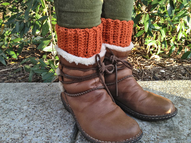 Boot Sock Cuffs Crochet Pattern