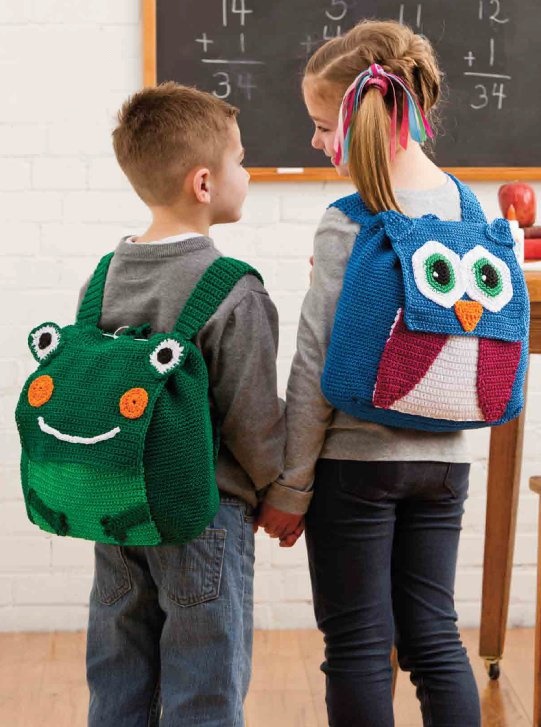 crochet owl backpack pattern