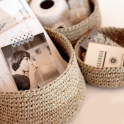Twine Mini Baskets Crochet Patterns