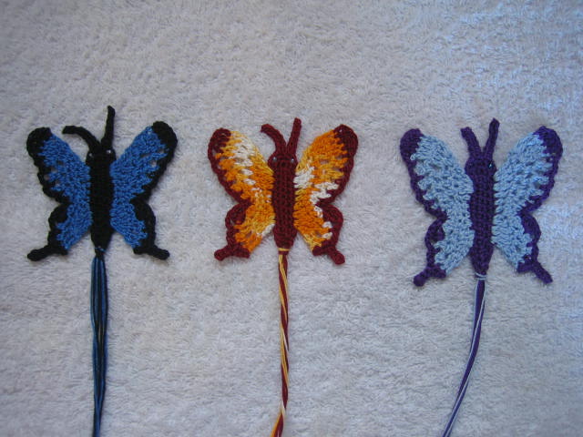 Crochet Bookmark Butterfly