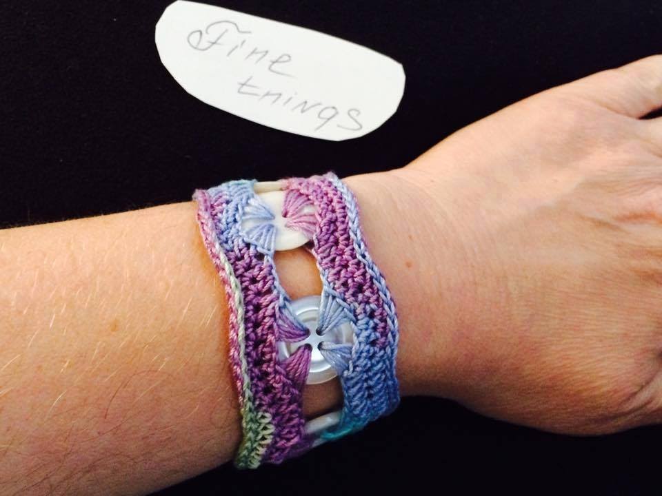 Easy Crochet Bracelet Pattern Crocheted Bracelet