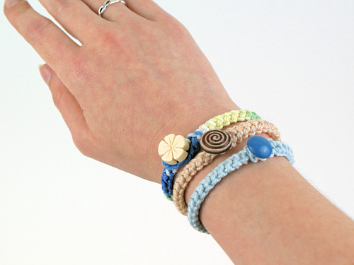Crochet Bead Bracelet
