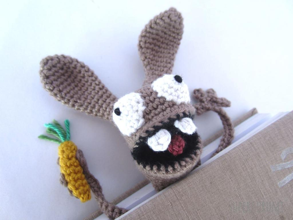 Crochet Bunny Bookmark
