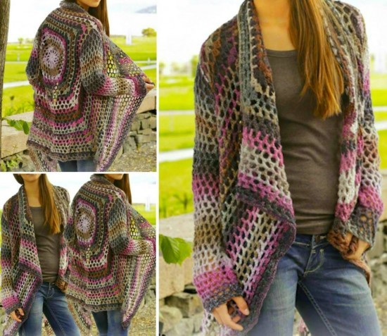 crochet circular vest patterns