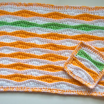 free crochet patterns placemats coasters