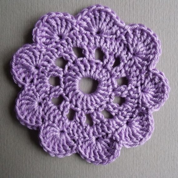 Flower Crochet Coaster Tutorial