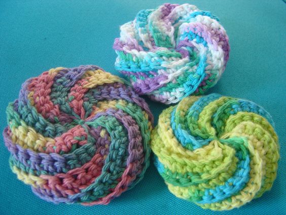 Crochet Dishcloth Scrubbie Pattern