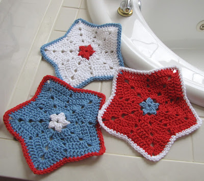 Crochet Dishcloth Star Pattern