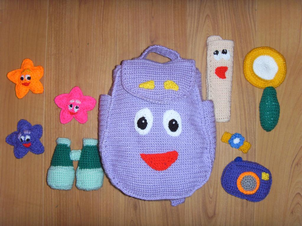 crochet dora backpack pattern