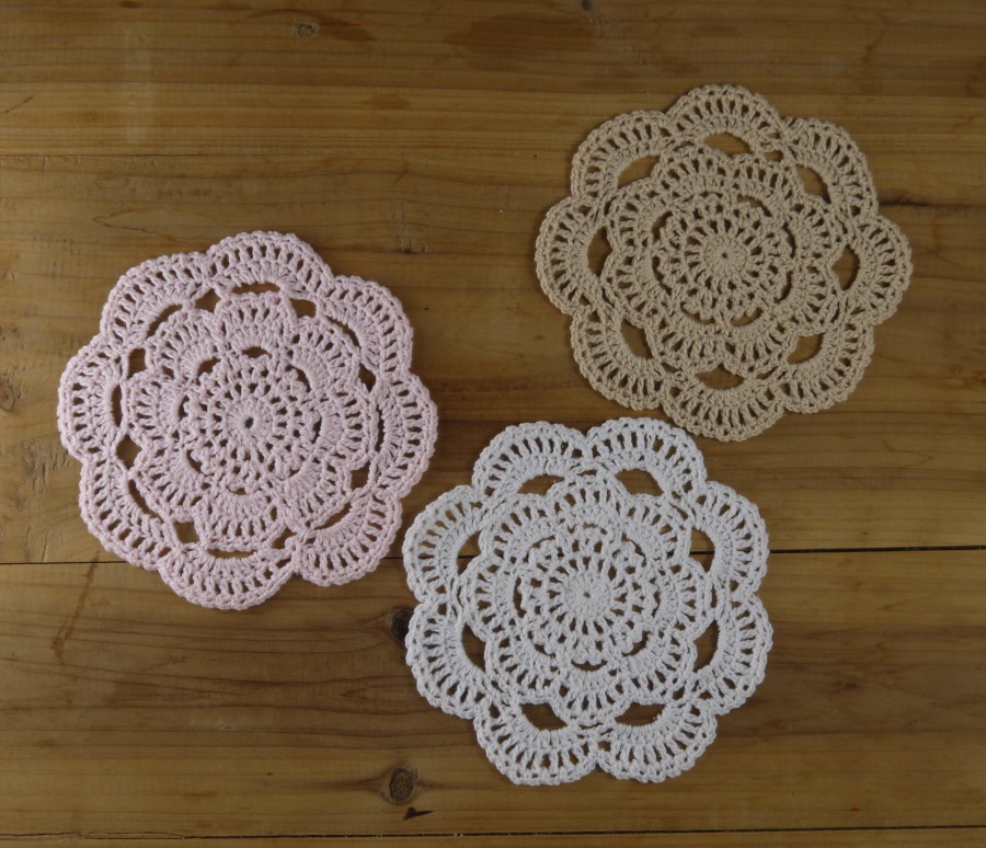 crochet sunflower placemat patterns