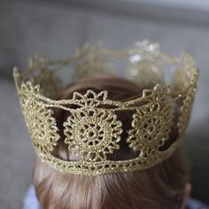 crochet crown pattern