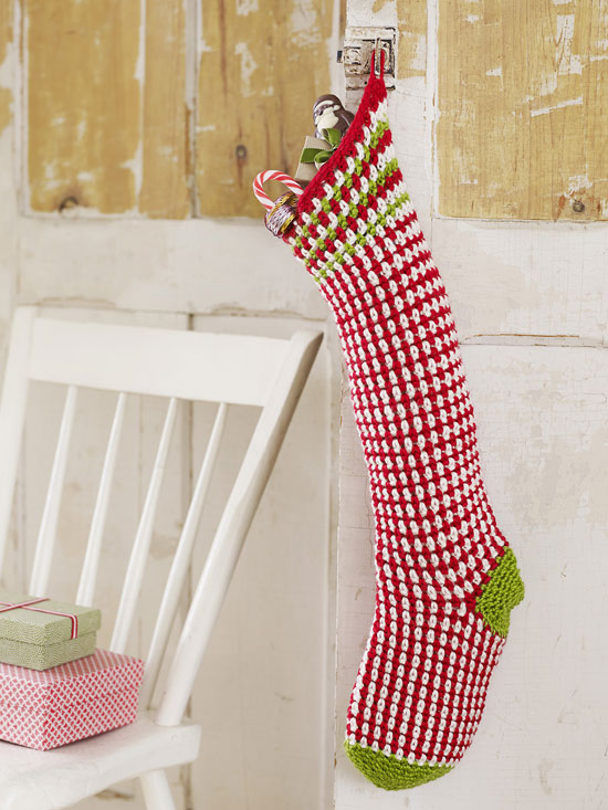 long christmas stocking crochet pattern