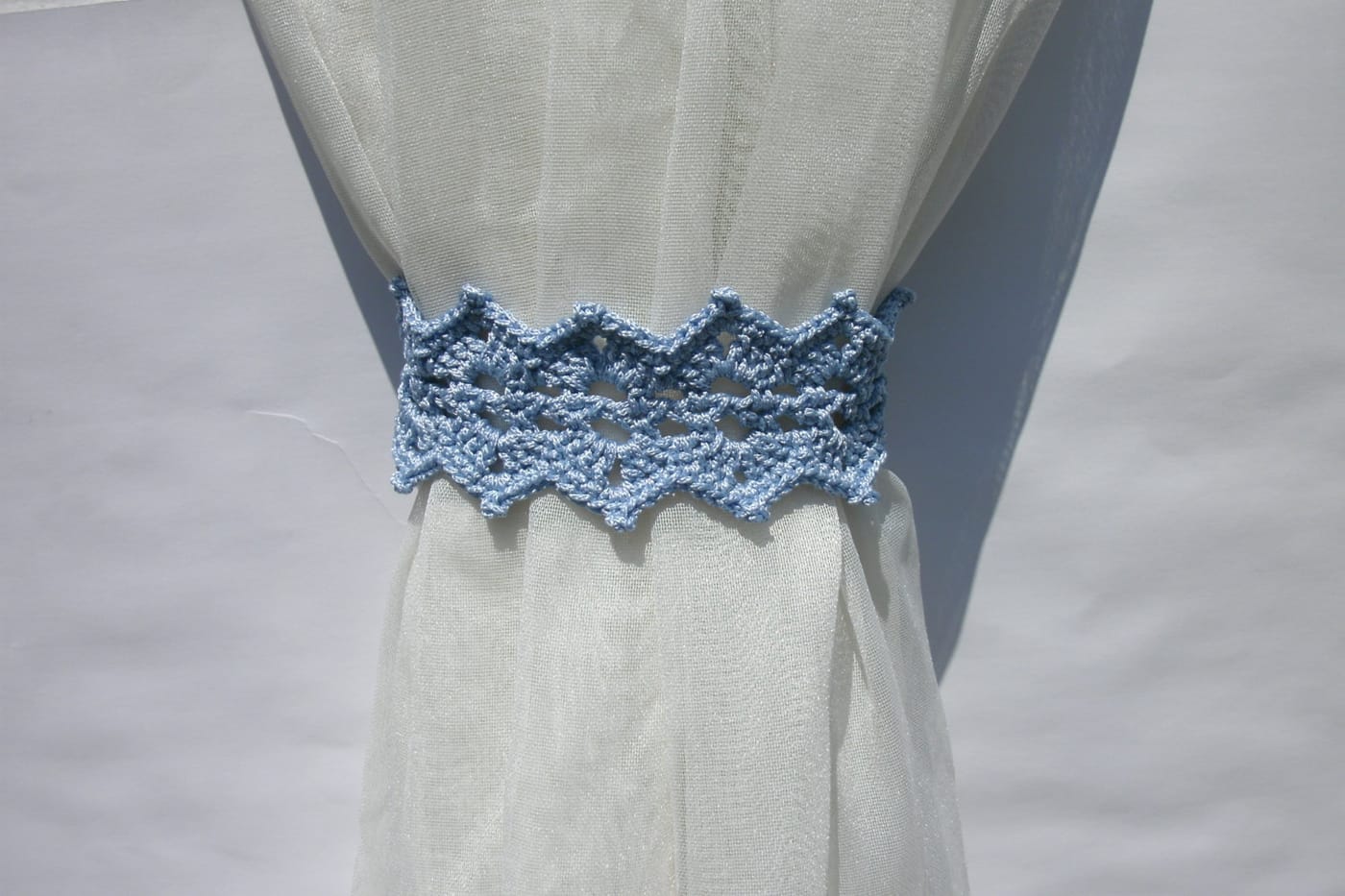 Easy Crochet Curtain Tieback