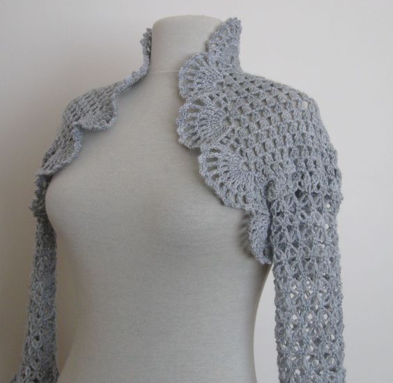 crochet bolero jacket patterns free