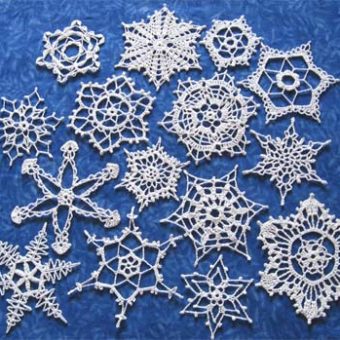 free christmas crochet snowflake patterns
