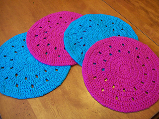 circular crochet placemat patterns