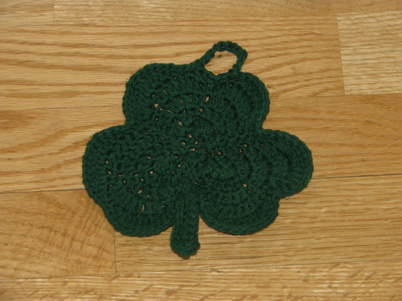 Crochet Shamrock Dishcloth Patterns