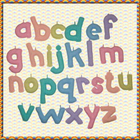 crochet small letter patterns free