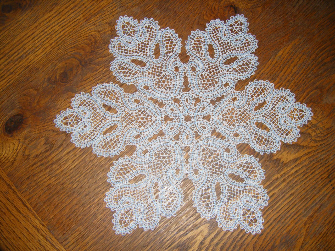 free crochet snowflake doily patterns