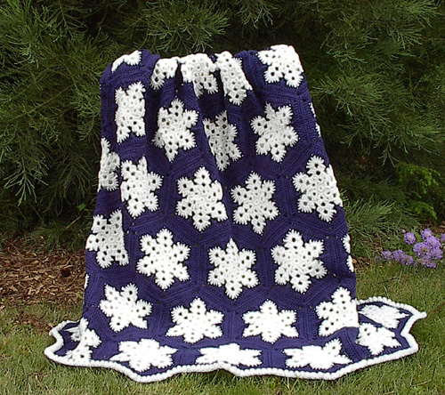 crochet snowflake patterns for free