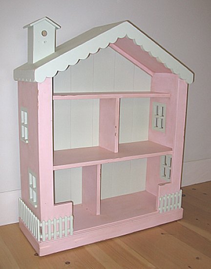 dollhouse shaped bookshelf