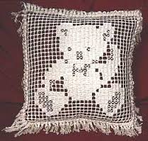 filet crochet teddy bear afghan pattern