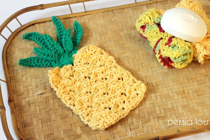 crochet pineapple dishcloth patterns