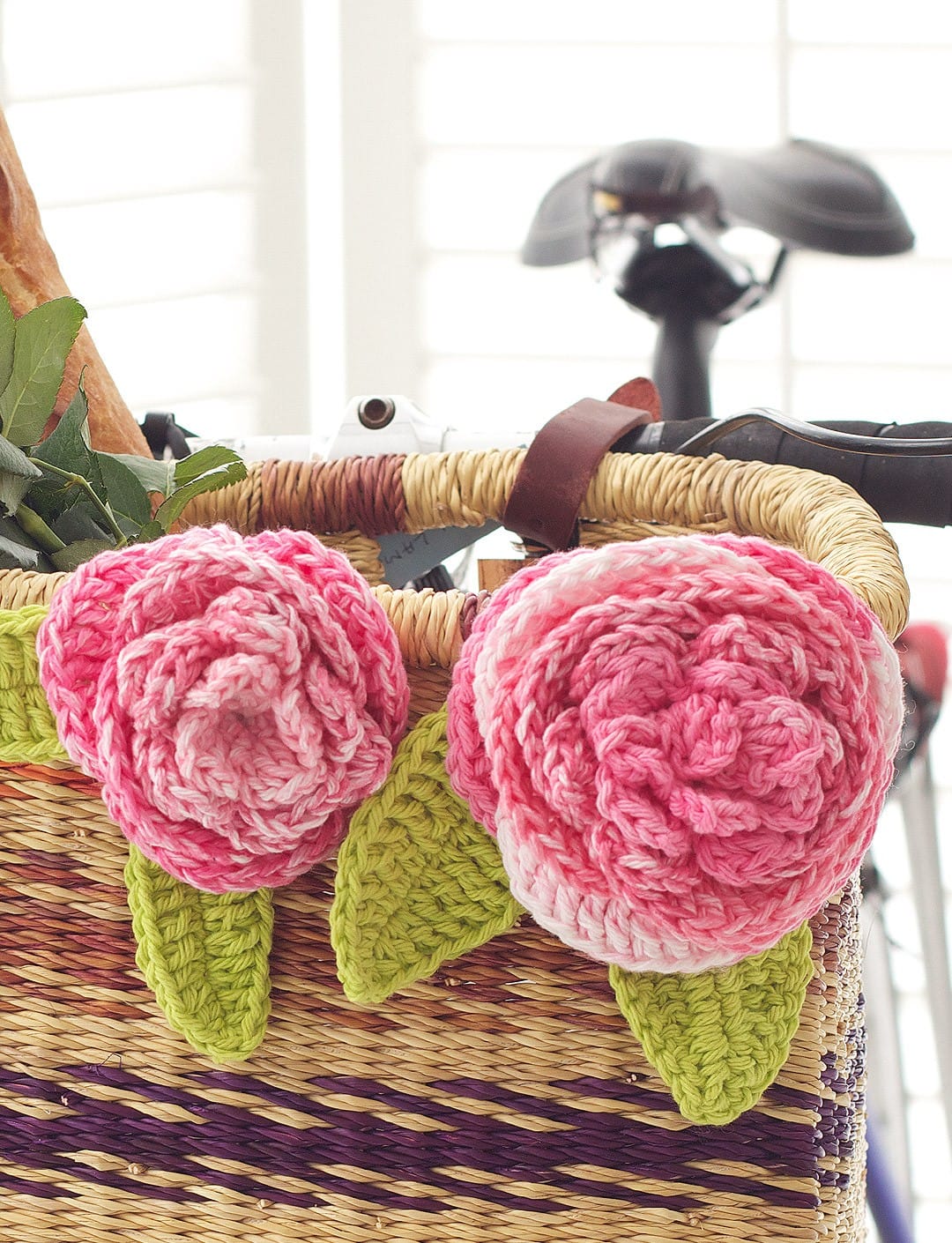 crochet cabbage rose