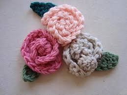 crochet a little rose