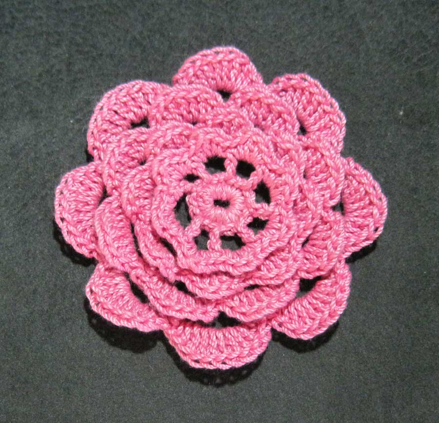 crochet irish rose