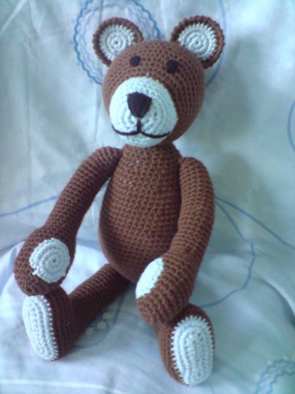 free large teddy bear crochet patterns