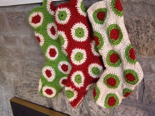 Personalized Crochet Christmas Stockings