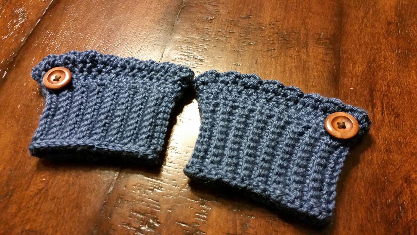 crochet boot cuffs free pattern