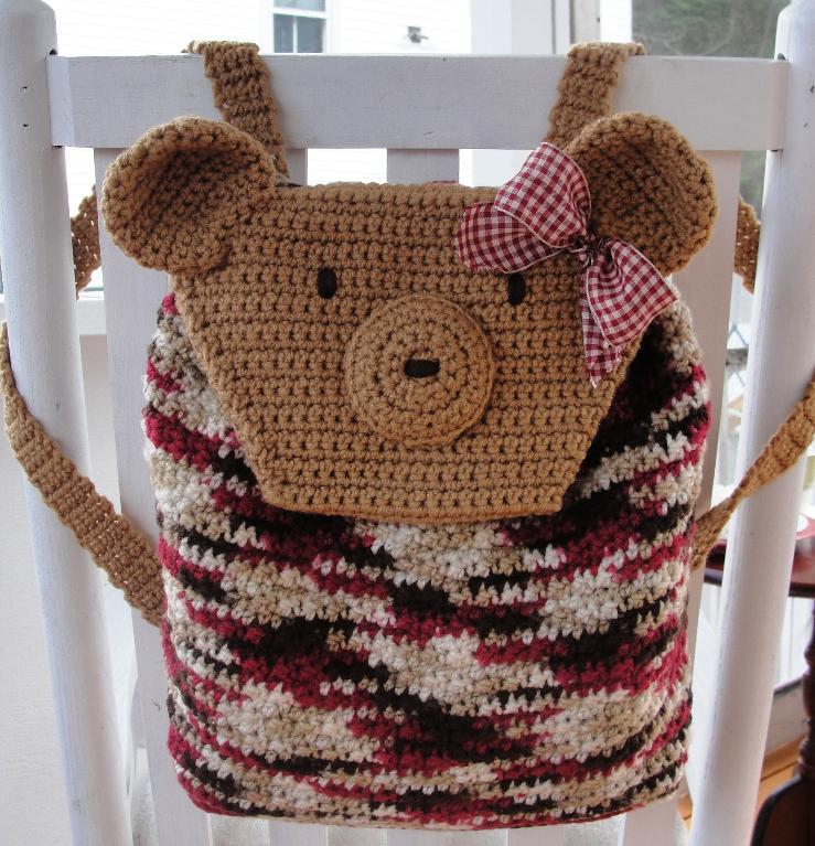 Crochet Teddy Bear Backpack Patterns