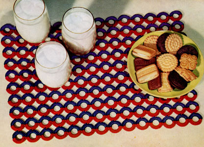 free vintage crochet placemat patterns